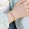 S925 Silver Gold-Plated Rainbow Zircon Bracelet with Multi-Color Gemstones - Luxurious Holiday Gift