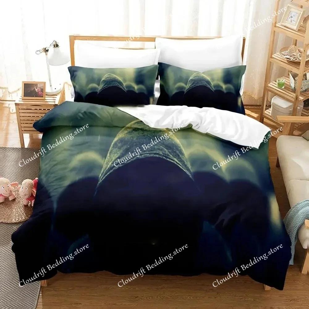 Personality Technology Anonymous Bedding Set Duvet Cover Bed Set Quilt Cover Pillowcase Comforter King Queen Size Boys Adult026