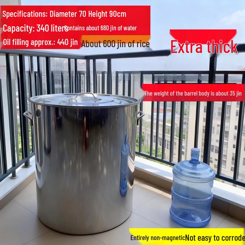 Round Food Storage Bucket