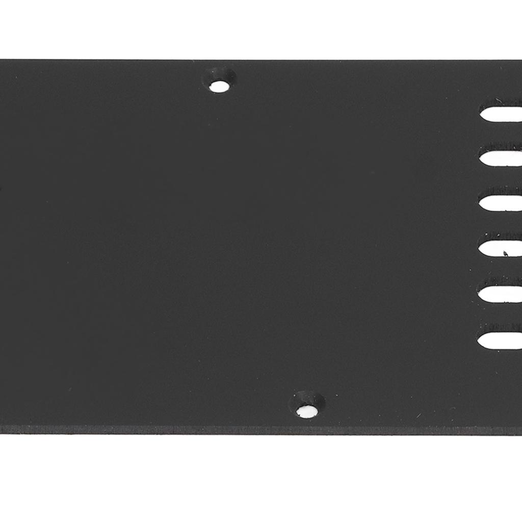 2Pcs Electric Guitar Back Cover Plate 6 Holes Robust Exquisite Looking Guitar Pickguard Backplate