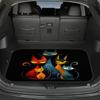 1Pcs Geometric Cats Car Trunk Mat with Anti Slip Cargo Liner Waterproof Rear Storage Protector Floor Mat for SUV Sedan Vehicle I