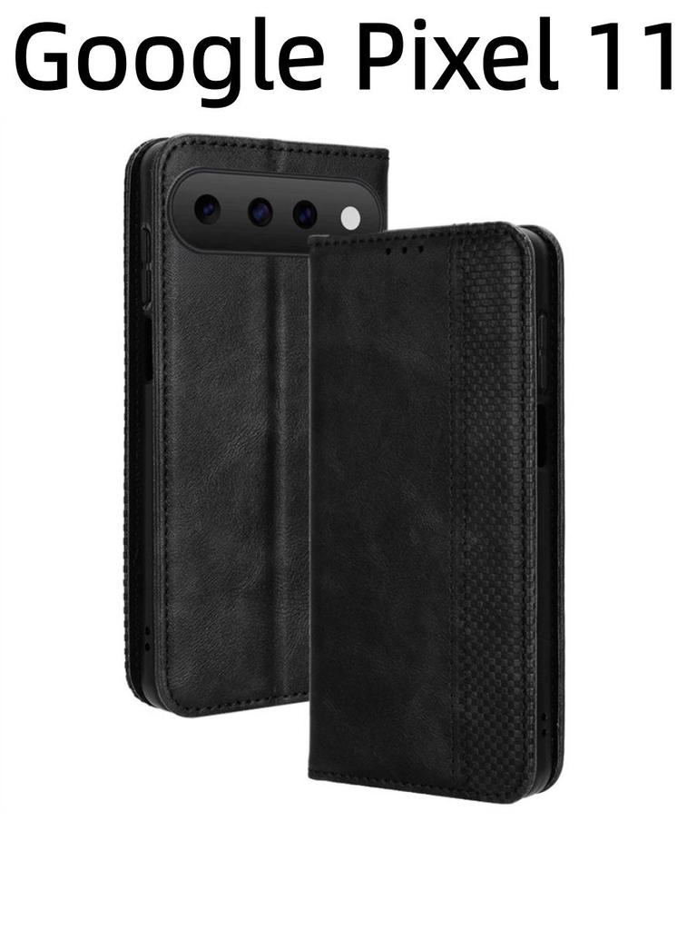 For Google Pixel 11 / Pro / Pro XL Case Flip Wallet Magnetic Buckle Retro Leather Cover for Google Pixel 11 / Pro / Pro XL Phone Back Cover