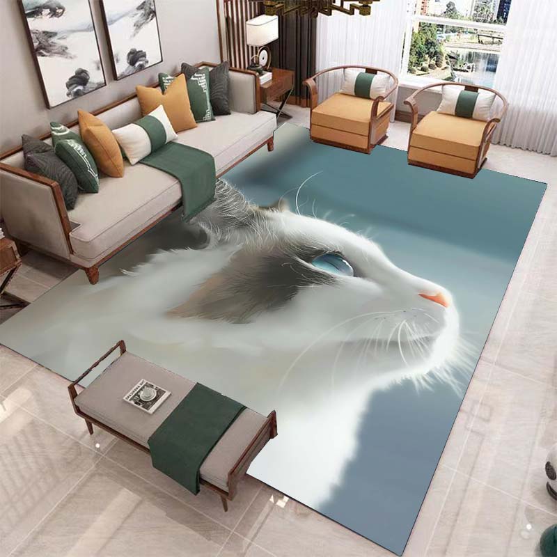 

Коврик с изображением кошки, мягкий коврик для ванной комнаты, коврик для двери спальни, коврик, можно использовать как дополнительную подушку, коврик в подарок 40x60cm