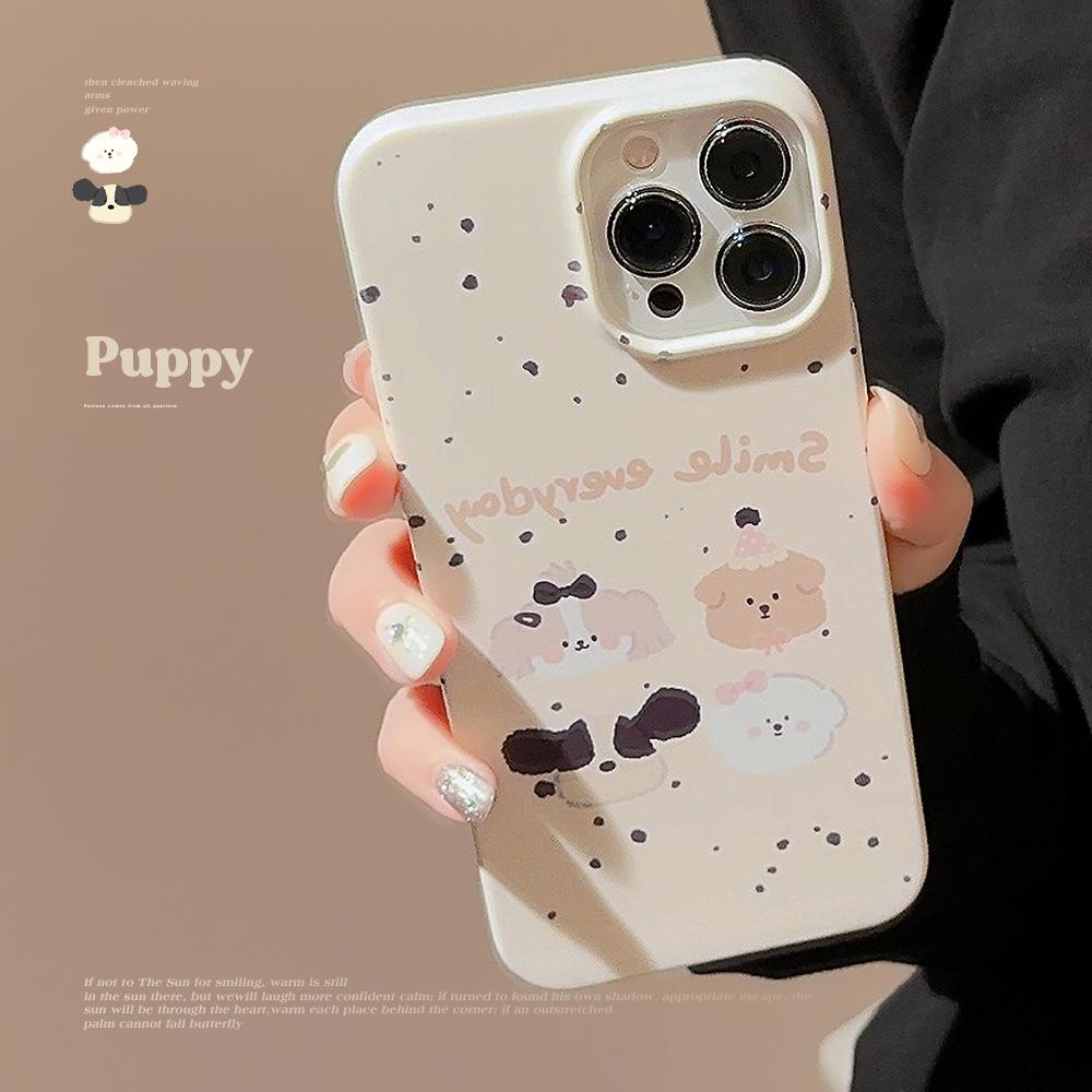Cute Duo Girl 14promax Apple 16 Suitable for IPhone 13 Mobile Phone Case 11 Cartoon 12 Film 15