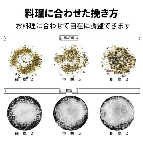 Electric Pepper Mill, Automatic Salt and Pepper Mill, Stylish, One-Hand Operation, Gravity-Sensing, Battery-Operated, Dustproof Cover, Adjustable Coar