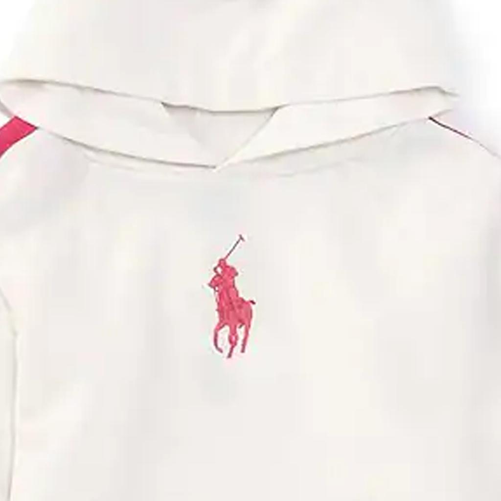 Polo Ralph Lauren Hoodie With Embroidered Logo Kids Hoodies White 313957348-001