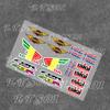 Honda-hrc Stickers Moto Sticker Auto Body Bumper Windows Motorcycle Laptop Walls Vinyl Decal Car Tuning Accessories ZV3