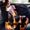1pc Bird Printing Lightweight Flannel Blanket, Comfortable and Warm Blanket, for Camping Sofa Bed and Couch Office, In All Seasons