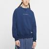 Jordan X Fragment Design Sweatshirts Unisex Blue Crew Neck Moderate Regular DA2989-414