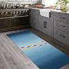 Fish Runner Rug Kitchen Runner Carpet Coastal Fish Mat Cooking Rug Playful Kitchen Decor Long Ocean Rug Cute Fish Floor Mats