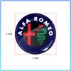 14mm Car Remote Key Fob Emblem Badge Radio Button Sticker For Alfa Romeo 147 159 156 Giulietta Giulia Mito Spider Alpha Nheadrest