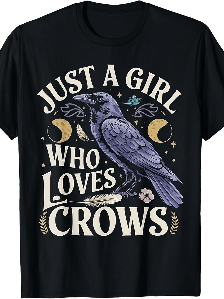 Just A Girl Who Loves Crows T-Shirt