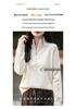 Women's Half-High Collar Zipper Wool Sweater - Loose Fit, Versatile Long Sleeve, Solid Color Base Layer for Autumn & Winter