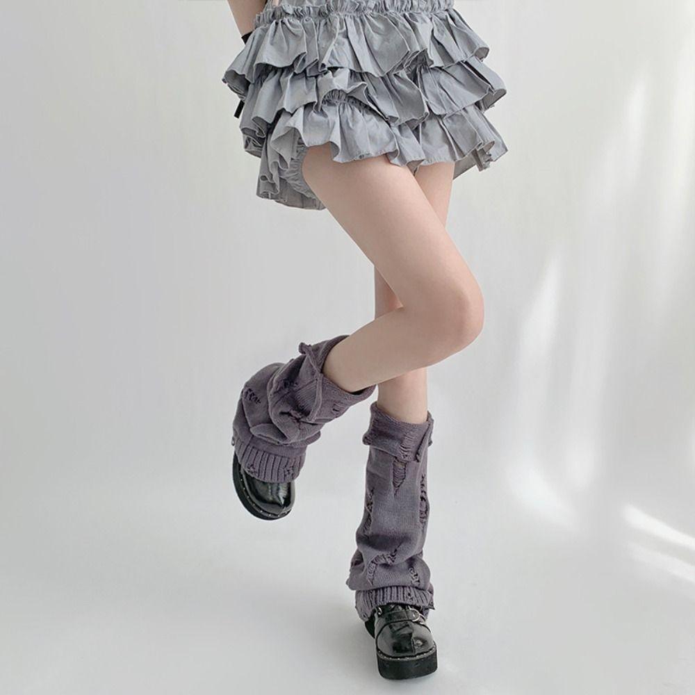 Japanese Boots Cover Lolita Versatile Leg Covers New Y2K Warmers Socks