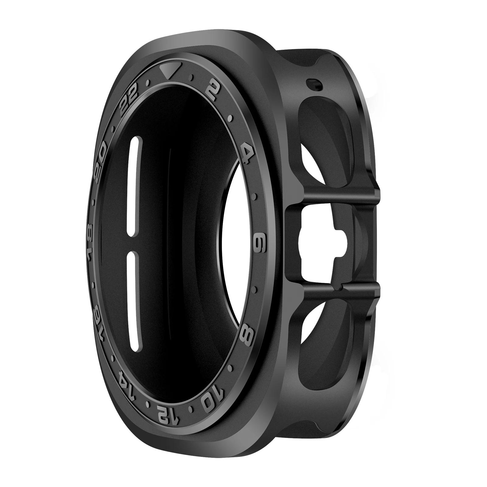 

Металлический корпус с шкалой для Galaxy Watch Ultra 2025/2025 Ударопрочный чехол-бампер для Samsung Watch Ultra 47 мм Защитный корпус 2025 for galaxy ultra2024