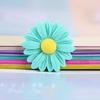 8mm & 13mm Beautifully Colored Flatback Daisy Flower Resin Cabochon Artificial Style for Earring Making or Souvenir Use