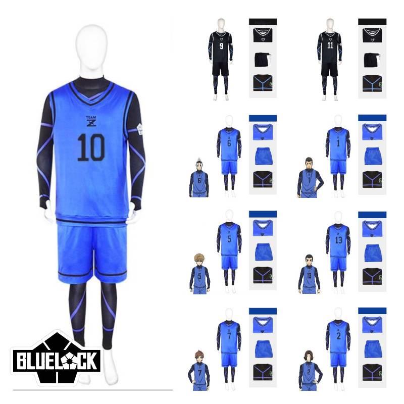 Blue Lock Cosplay Isagi Yoichi Rensuke Nr 1 Tröjset För Animefans