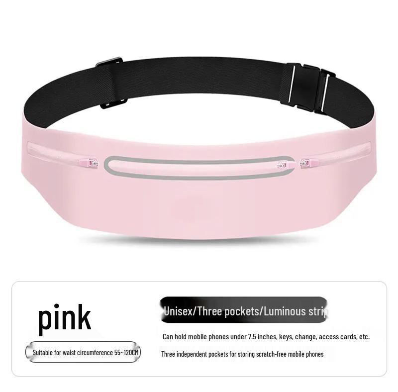 Ultra-Thin Outdoor Sports Waist Bag for Phones - Unisex Fitness & Marathon Belt