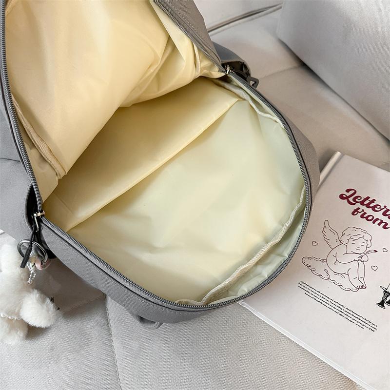 Cartoon Cat Pattern Color Contrast Large Capacity Multi-Function Backpack