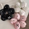 Flower Shape Large Satin Hair Scrunchies Sponge Exaggerated Hair Ring Flower Scrunchies  Lady
