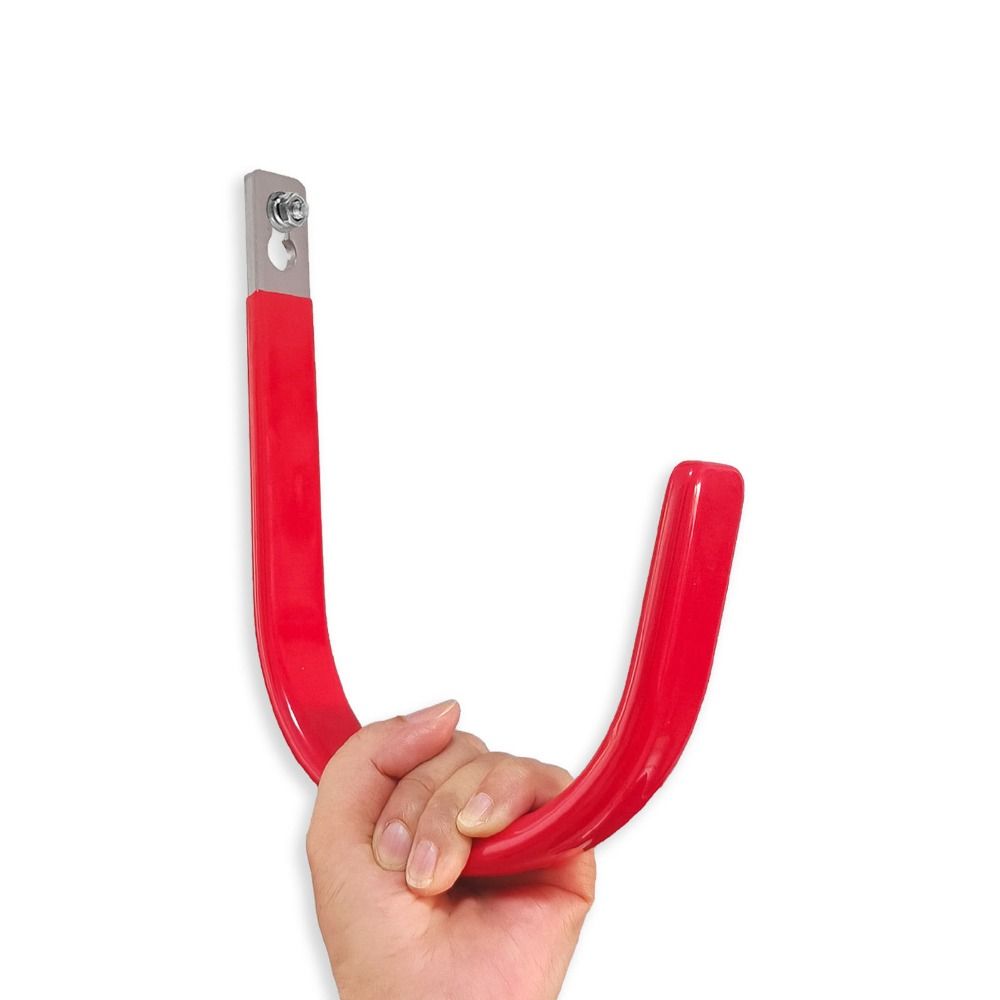 Red Storage Hooks Wall Mounted Hanging Hooks Ladder Hanging Bracket Heavy Duty