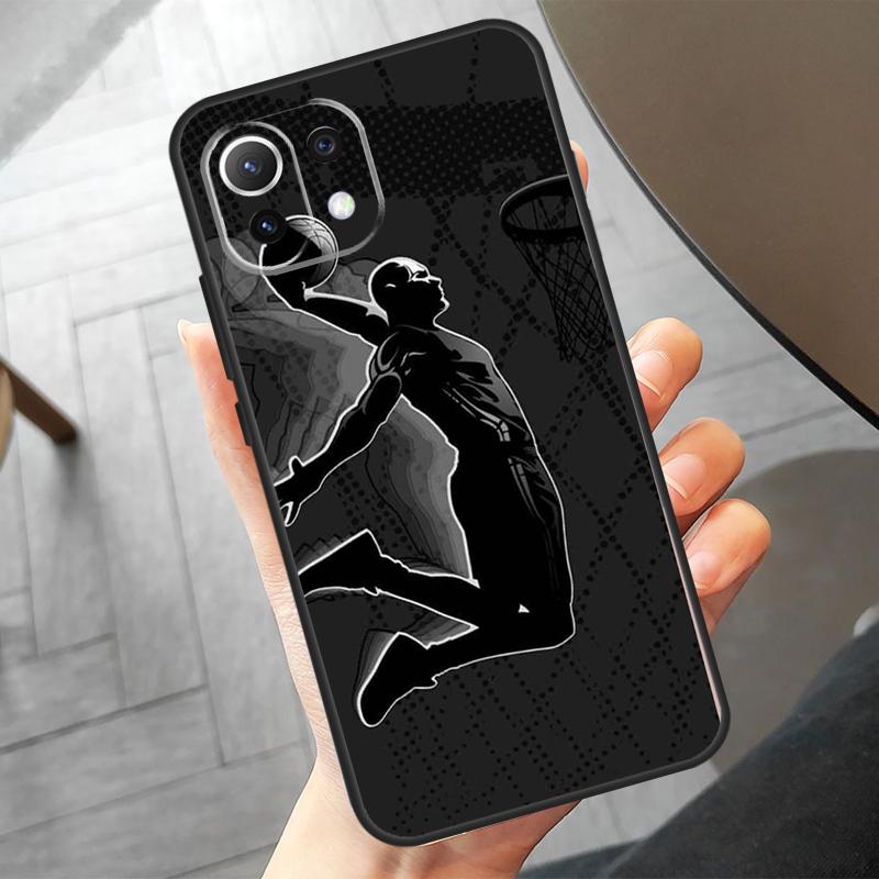 Basketball Korbfall für Xiaomi 14 Ultra 11T 12T 13T Pro 12 13 Lite POCO F6 Pro M6 X3 X5 X6 M5s F3 F5 Hülle