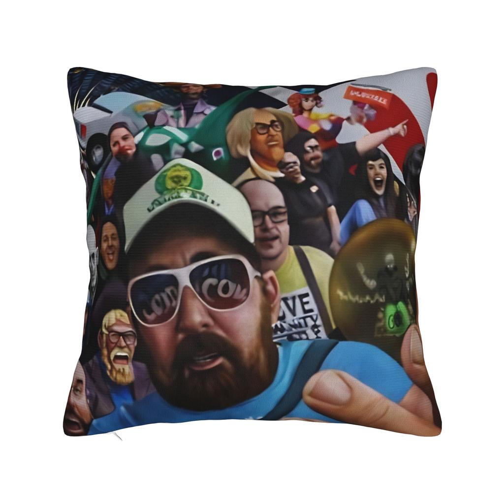 Woondecoraties Adam The Woo Herinnering 1974-2025 Ga Ergens Anders Heen om Het te Doen Kussenslopen Merchandise Kussenhoes Rits Meerdere Maten