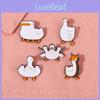 Charming Cute Animal Duck Brooch Metal Badge Adorable Goose Fashion Accessory
