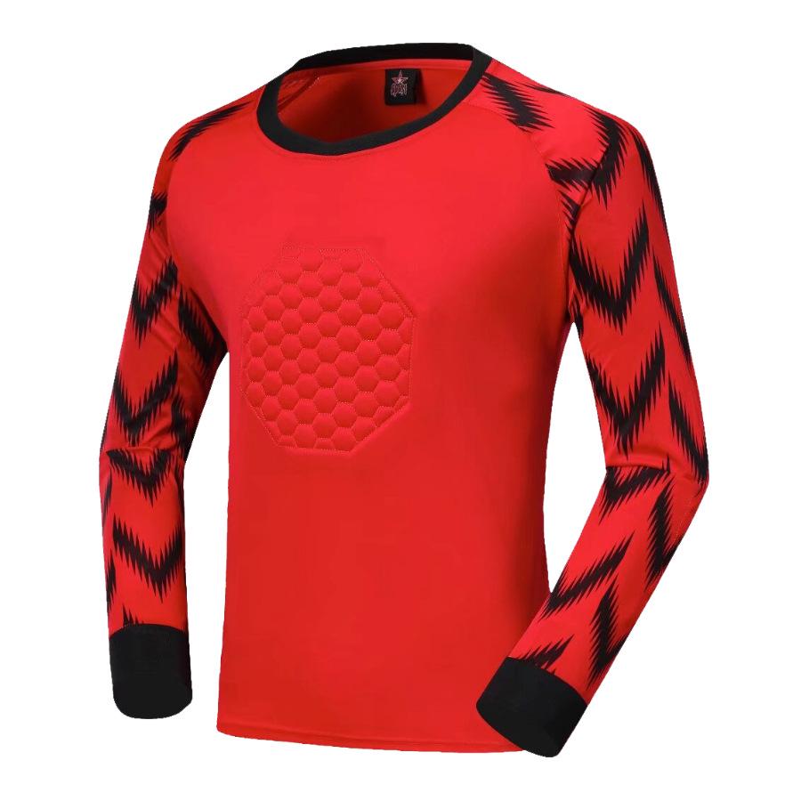 Multi-Directional Sponge Pad Goalkeeper Training Kit - Adult & Children Long Sleeve Football Uniform