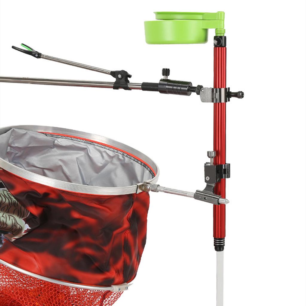 Fishing Rod Holding Bracket Holder Aluminum Alloy Ground Holder Bracket Detachable Fish Poles Holder Easy To Use
