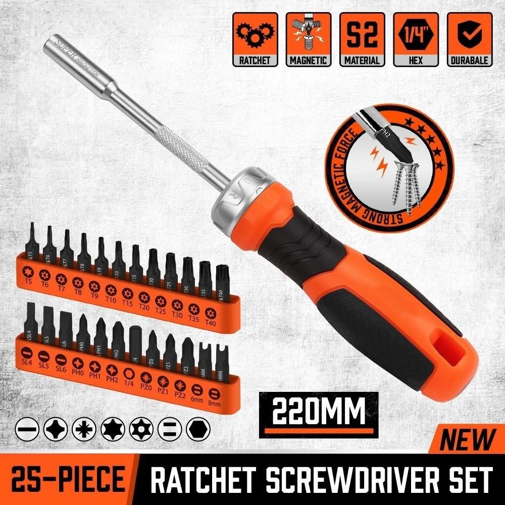 Built-in Magnet Screwdriver Set Cross Shaped Multifunctional Screwdriver Screw Removal