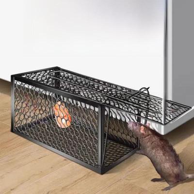 Fully Automatic Rodent Trap: Indoor Mouse Cage & Sticky Board Combo