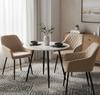 Upholstered Chair Rello Velvet Beige