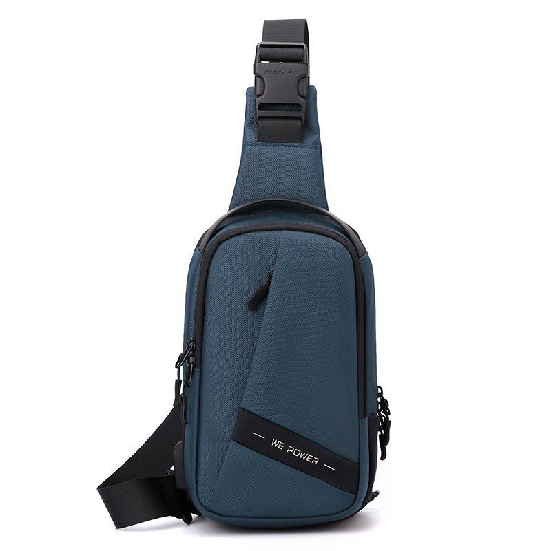 Large Capacity High Quality Nylon Men Chest Bag Outdoor Travel Shoulder Bag Waterproof Hiking Crossbody Messenger Bag