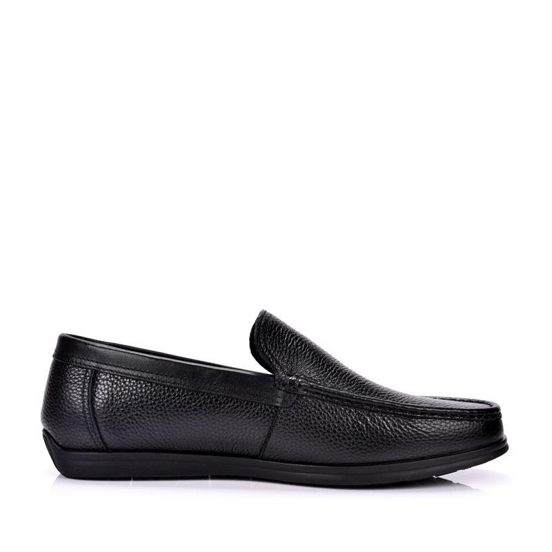 Men's Spring Leather Loafers - Genuine Cowhide, Soft Sole, Slip-on Casual Moccasins