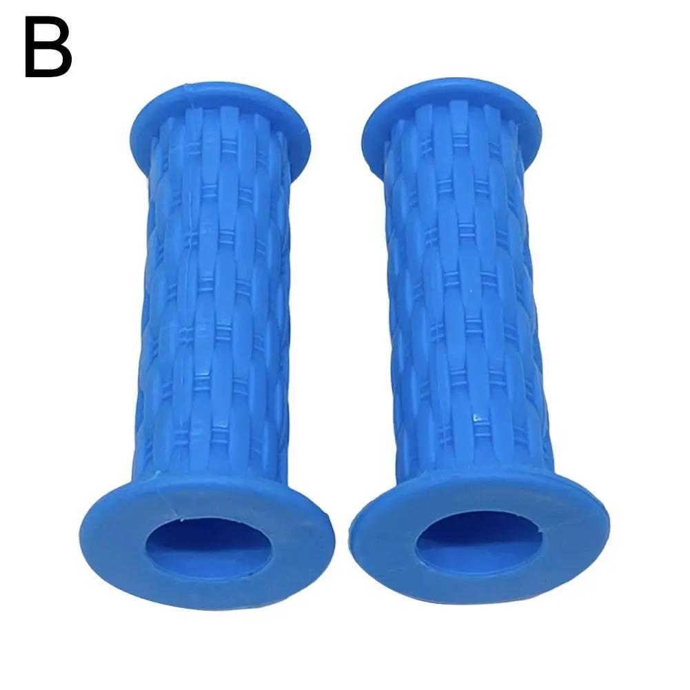 1 Pair Rubber Grip Handle Bike Handlebar Grips Cover Non-Slip Rubber Bicycle Grips Skateboard Tricycle Scooter For Child Ki K8Q5