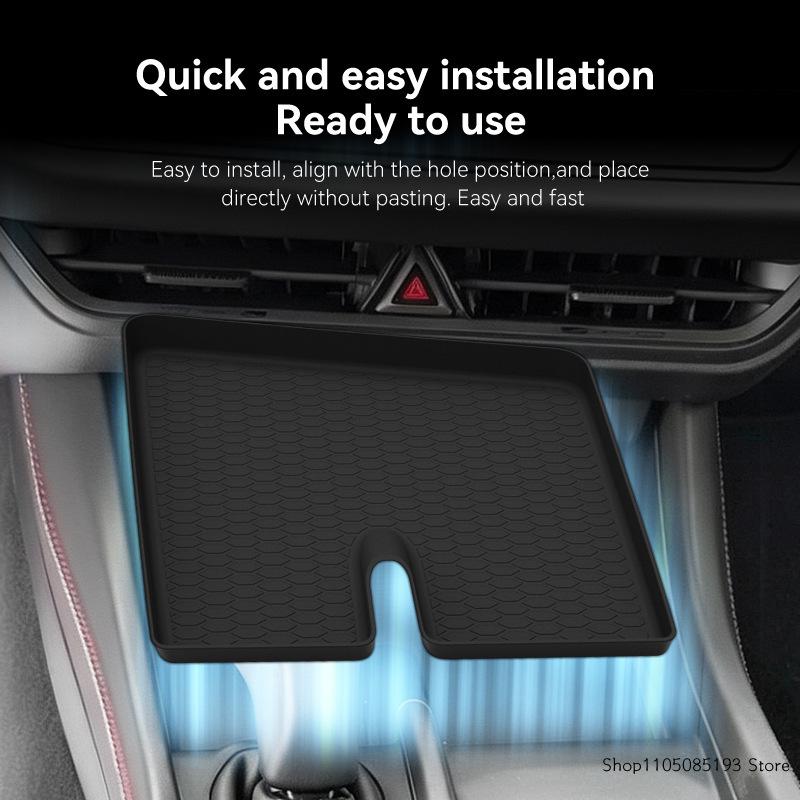 For the 2024-2026 Zhanma CHARGER Silicone Central Control Pad, Automotive Center Console Dustproof and Anti-slip Mat, I