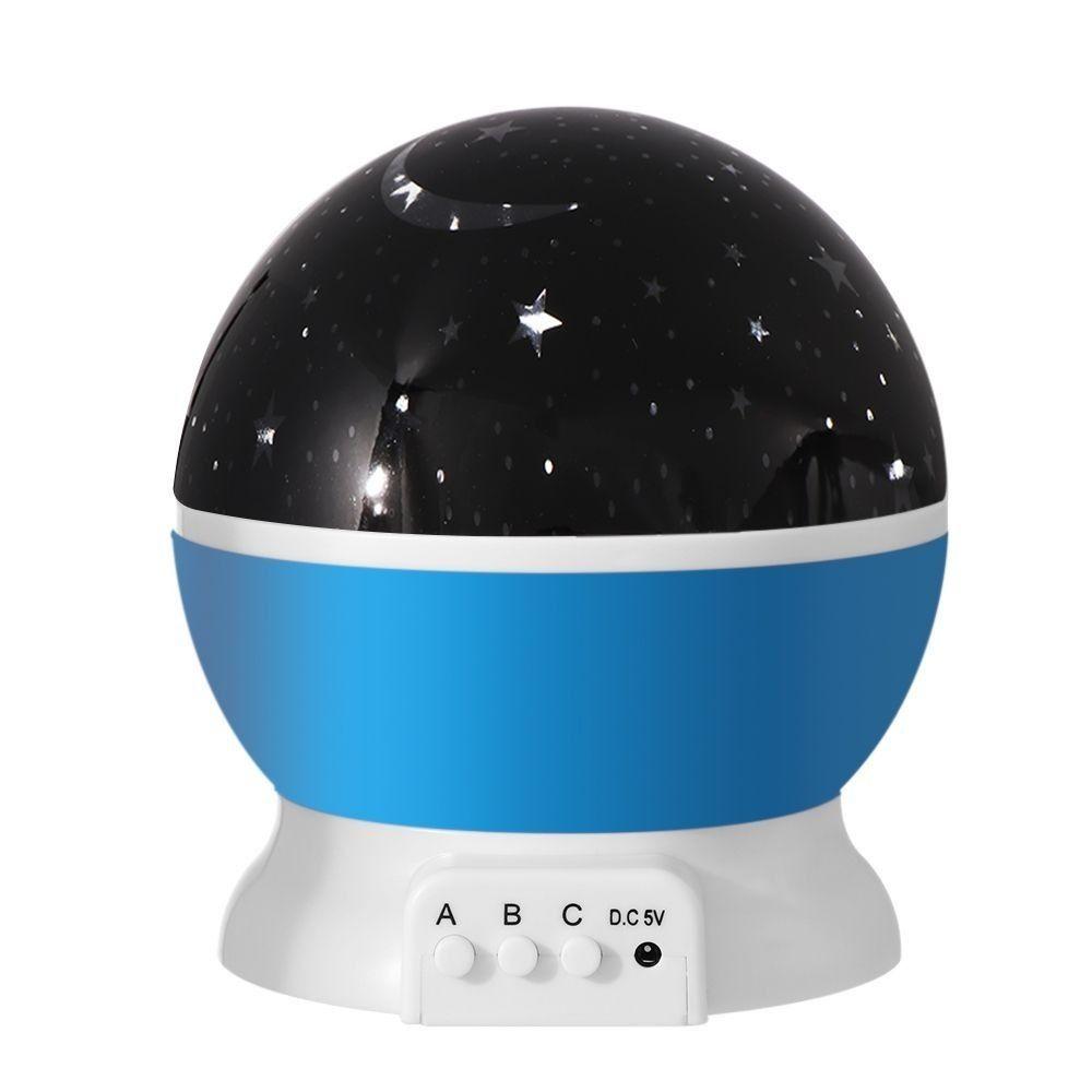 Romantic Star Sky Projector Lamp Baby Bedroom Gift Home Decoration Rotation LED Night Light