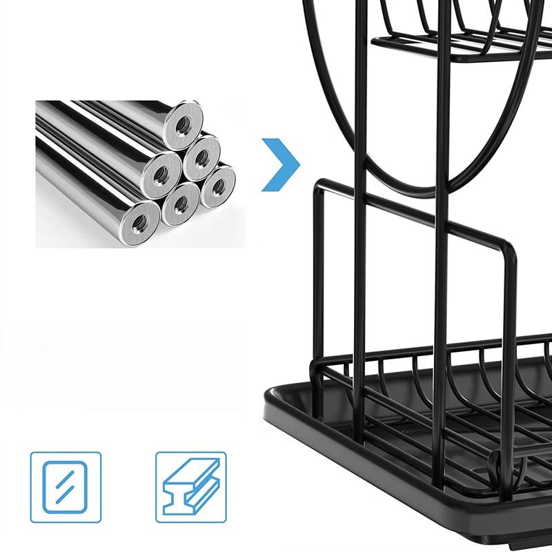 Large Capacity Over-Sink Dish Drying Rack
