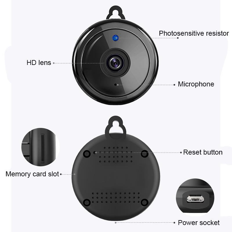 Buy 1080P Wireless HD Mini Security IP Camera IR Wifi Night Vision ...