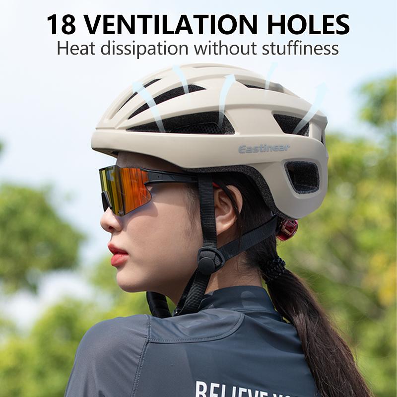 Eastinear Bicycle Helmet Ultralight Ventilation and Breathable Highway Mountain Adult Men and Women Riding Safety Helmets