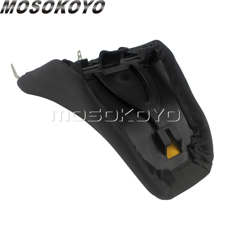 Off-Road Motorcycle Black Seat Cushion Assembly For Kawasaki KLX150  KLX 150  Enduro Pit Bike Soft Foam Core Seats Base Cover