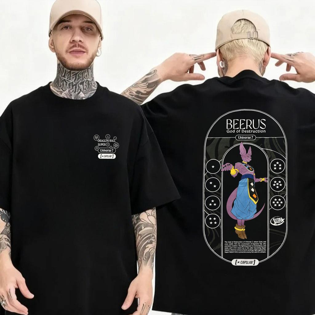 Dragon Ball Z Print Short Sleeve Cotton TShirt Son Goku Vegeta Unisex Women Clothes Harajuku Yk Tee Vintage Casual Tee Tops