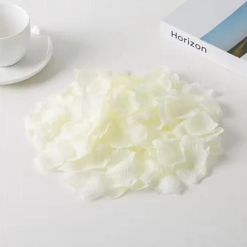 100/1000 Stück Künstliche Falsche Rosenblätter Bunte Simulation Seidenrosenblätter Für Valentinstag Hochzeitsparty Romantische Dekoration