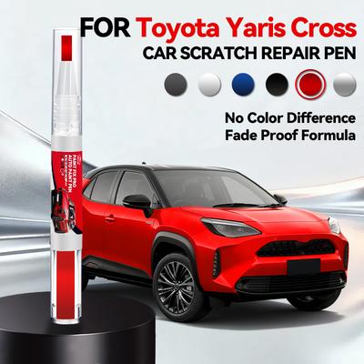 For Toyota Yaris Cross Car Paint Repair Pen Touch Up Scratch Remover DIY Auto Accessories Black White 040 YELLOW Silver Grey