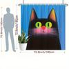 Playful Cat Shower Curtain: Embrace the Fun Design, Soft Fabric, and Whimsical Vibes for Your Quirky Bathroom