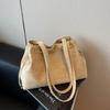 Fashion Faux Suede Hasp Sewing Thread Shoulder Bags 2026 Hot Sale Large Capacity Commute Stylish Design Women's Crossbody Bags