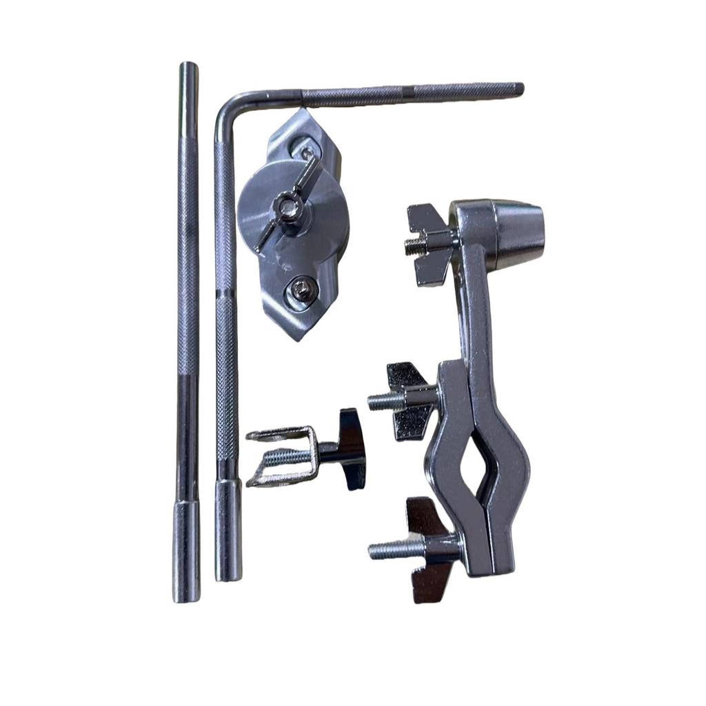 Jazz Drum Accessories: Cymbal Stand & Extension Brackets for Slider and Cowbell