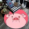 Waddles pattern round rug,Carpet Rug for Living Room Bedroom Playroom ,Non-slip Floor Mat,Holiday Gifts and Birthday Gifts.