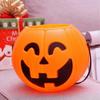 4-Pack Pumpkin Candy Buckets for Kids, Halloween Candy Buckets, Kids Trick or Treat Buckets